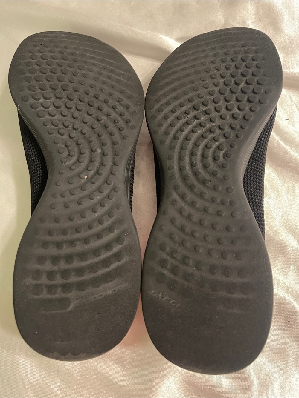 Skechers Women's Black Knit Slip-On Ballet Flats - Picture 4 of 4